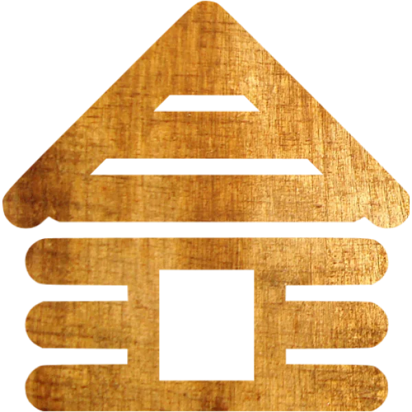 Wooden Cabin House Icon PNG Transparent