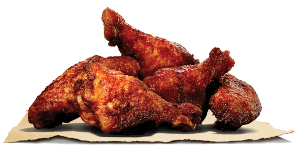 Crispy Glazed Chicken Wings PNG Transparent