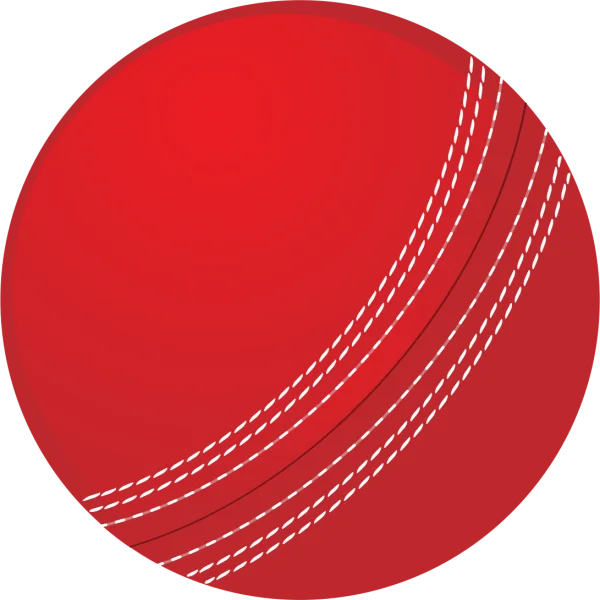 Red Cricket Ball PNG Transparent Background