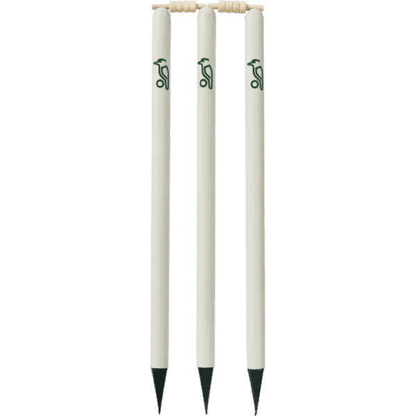 Kookaburra Cricket Stumps with Bails PNG Transparent Background