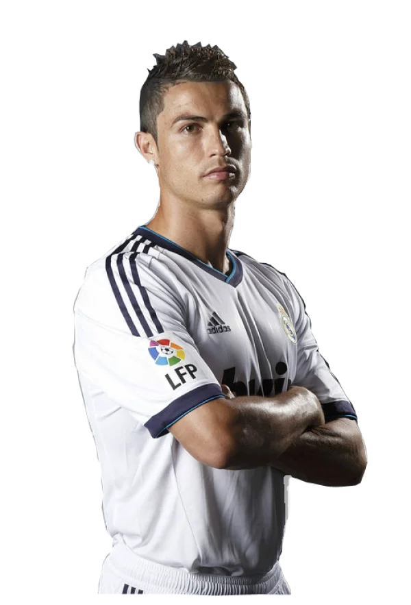 Cristiano Ronaldo Real Madrid Jersey PNG Transparent