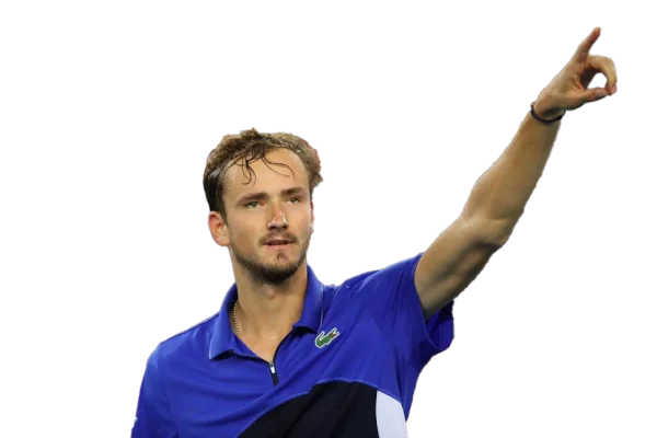 Daniil Medvedev Pointing Up Transparent PNG