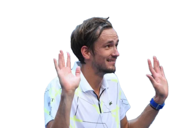 Daniil Medvedev Waving PNG Transparent Background
