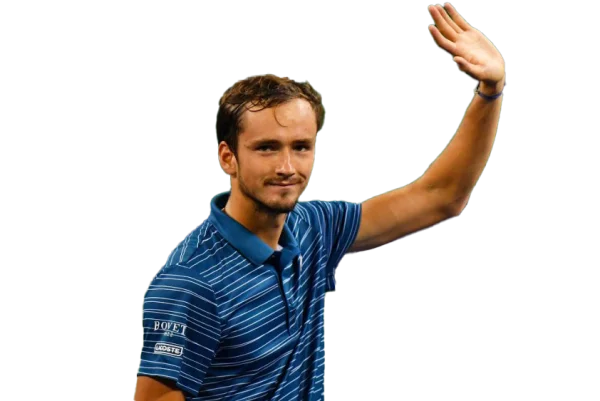 Daniil Medvedev Waving PNG Transparent Background