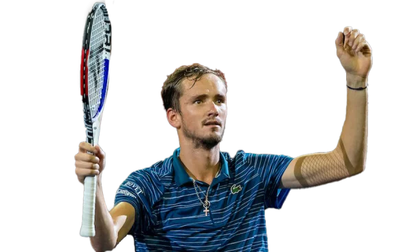 Tennis Player Daniil Medvedev Celebration PNG