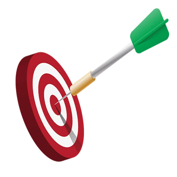 Target with Dart PNG Transparent Background