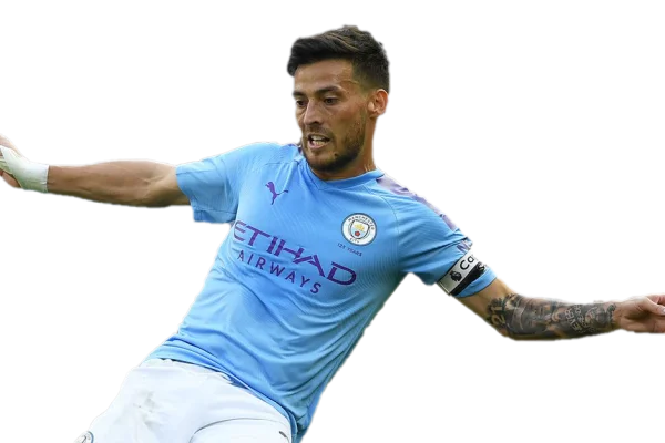 David Silva Manchester City Midfielder Action Pose PNG