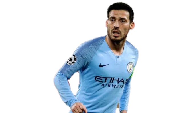 David Silva Manchester City Footballer PNG