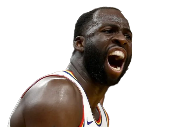 Draymond Green Intense Roar Close-up PNG