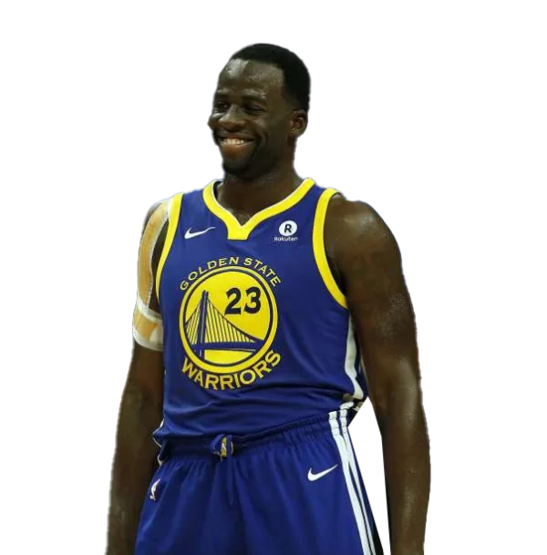 Draymond Green Smiling Golden State Warriors Jersey PNG