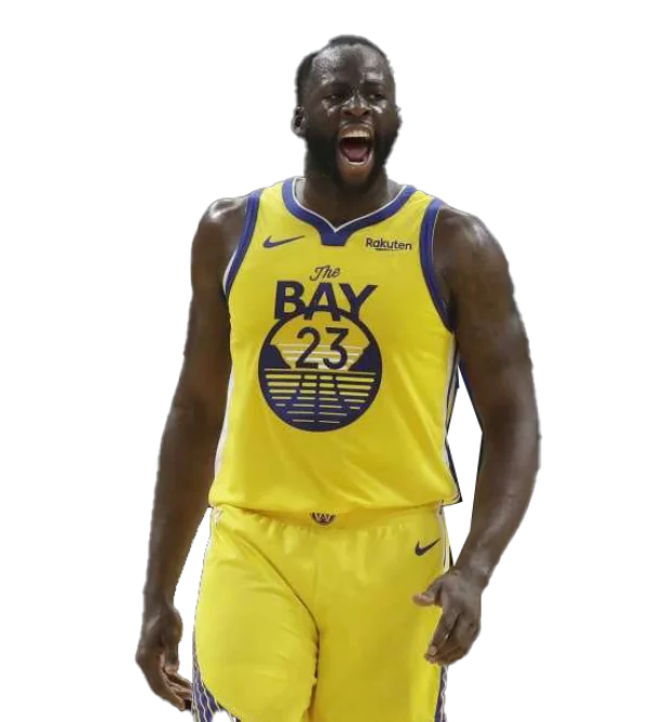 Draymond Green Yelling Golden State Warriors Jersey PNG