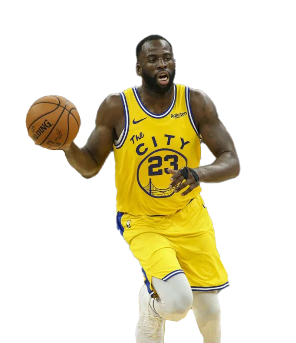 Draymond Green Dribbling Basketball Golden State Warriors Jersey PNG