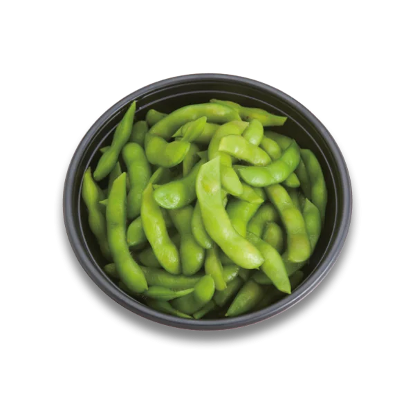 Bowl of Steamed Edamame PNG
