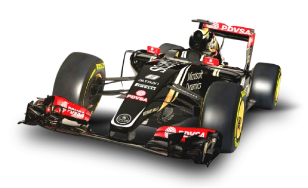 Modern Black and Gold Formula 1 Racing Car PNG