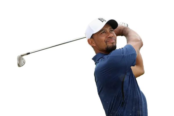 Tiger Woods Golf Swing Action PNG
