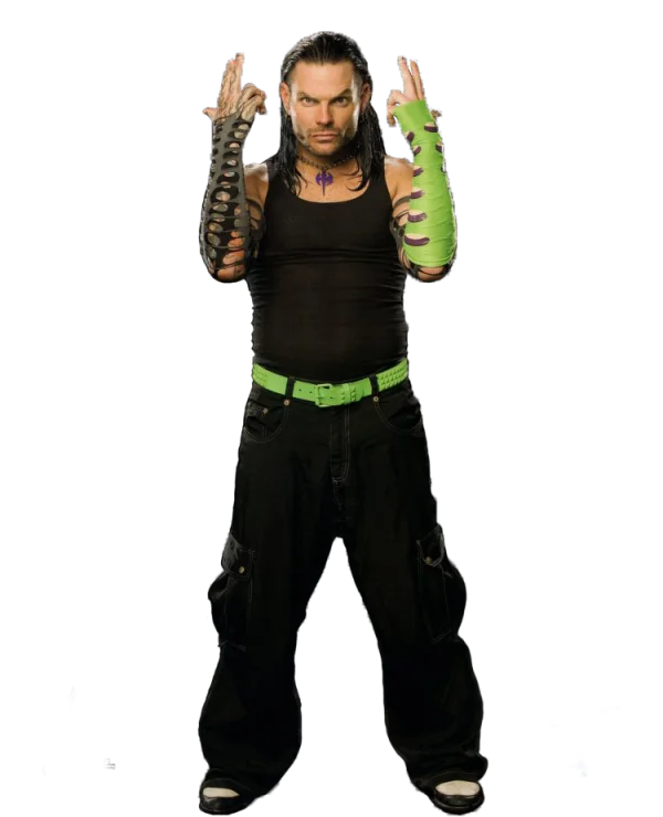 Jeff Hardy Full Body Wrestling Pose PNG