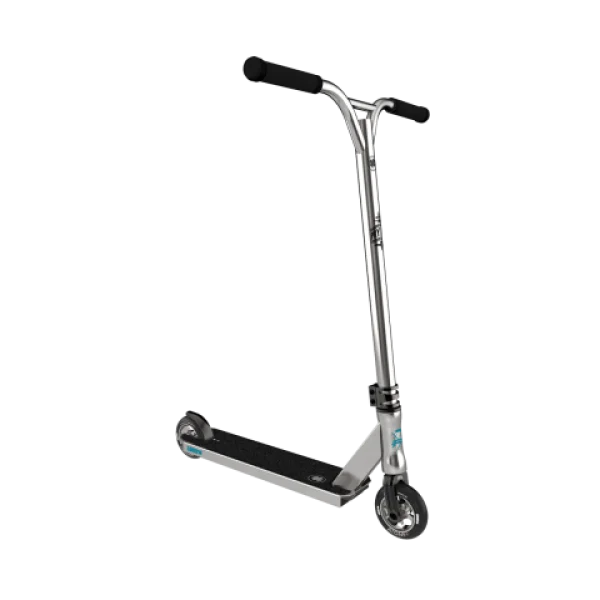 Silver Freestyle Stunt Scooter PNG