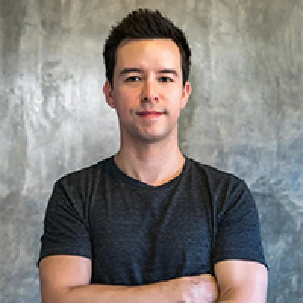 Young Man with Crossed Arms PNG