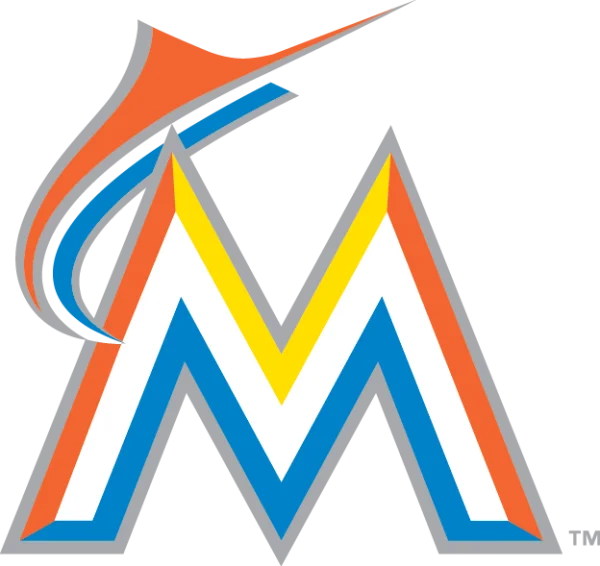 Miami Marlins Baseball Team Logo PNG