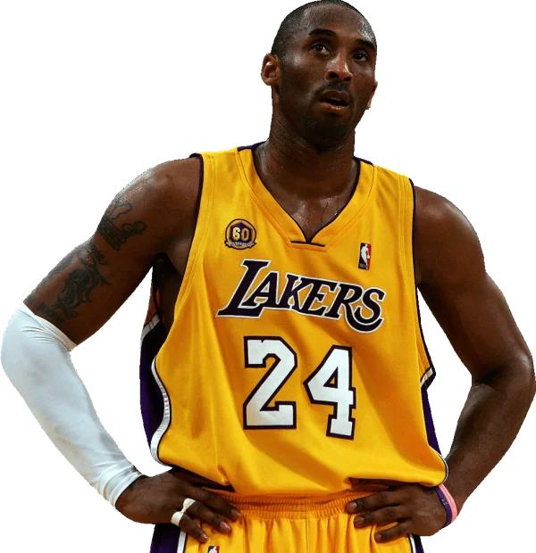 Kobe Bryant Los Angeles Lakers Jersey Number 24 PNG
