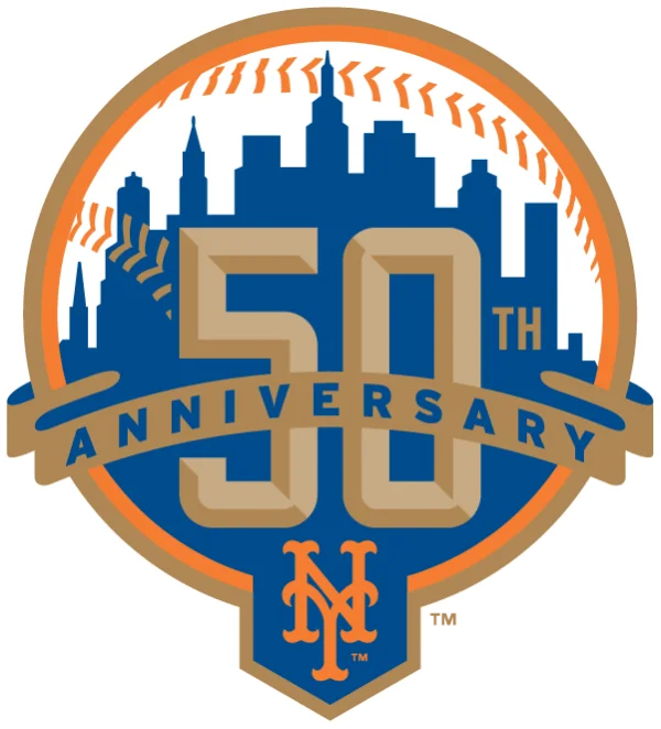 New York Mets 50th Anniversary Logo PNG