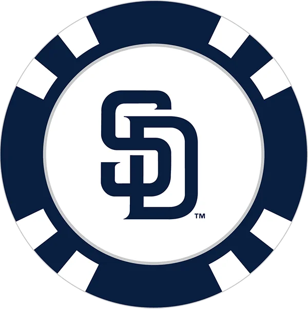 San Diego Padres Logo on Casino Chip PNG