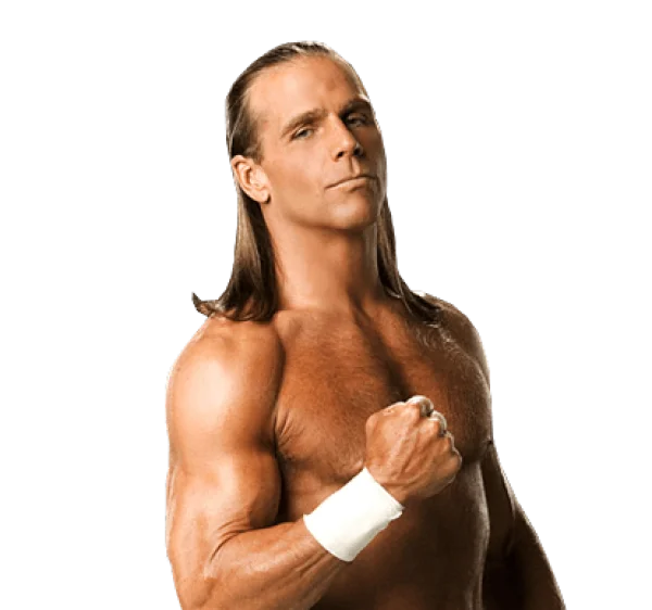 Shawn Michaels Pro Wrestler Portrait PNG