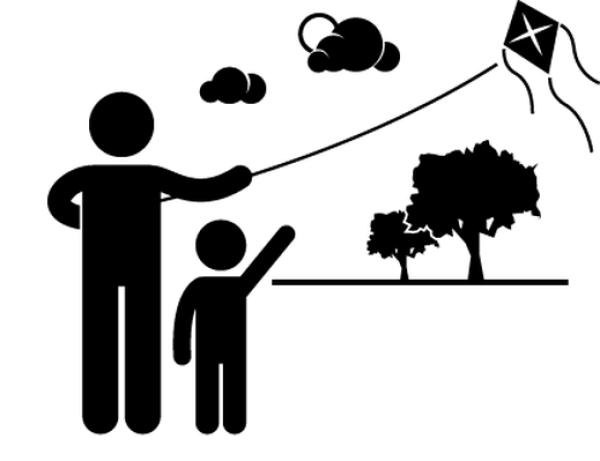 Standing Human Silhouette PNG