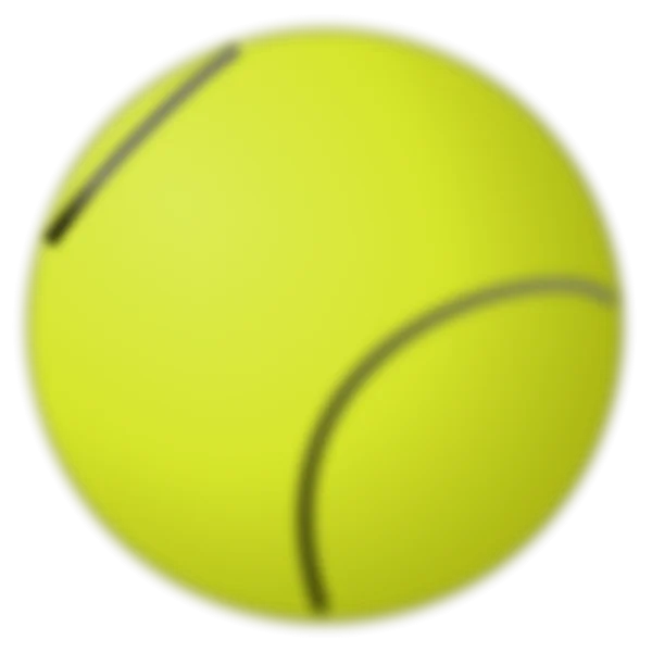 Vibrant Green Tennis Ball PNG