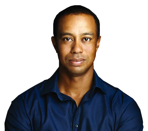 Tiger Woods Professional Portrait PNG