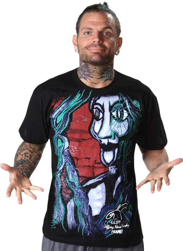 Jeff Hardy with Abstract Face T-Shirt PNG