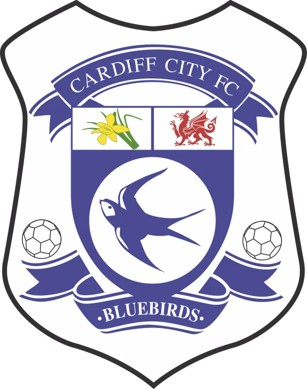 Cardiff City FC Bluebirds Crest Logo PNG