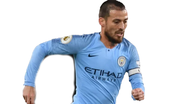 David Silva Manchester City Football Player PNG