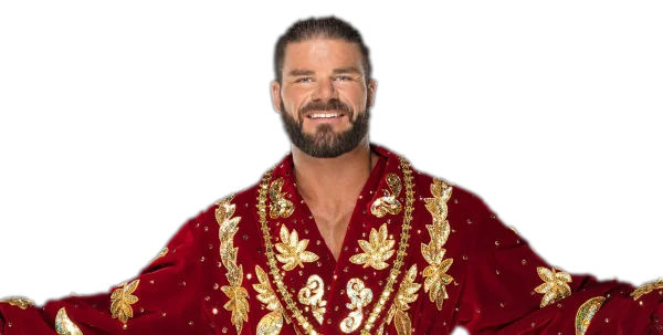 Bobby Roode in Red and Gold Embroidered Robe PNG
