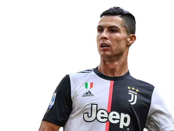 Cristiano Ronaldo in Juventus Home Kit PNG