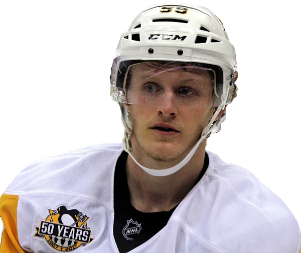 Pittsburgh Penguins Hockey Player #58 with Helmet PNG