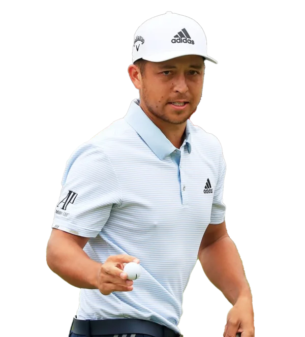 Xander Schauffele Golfer Holding Ball PNG