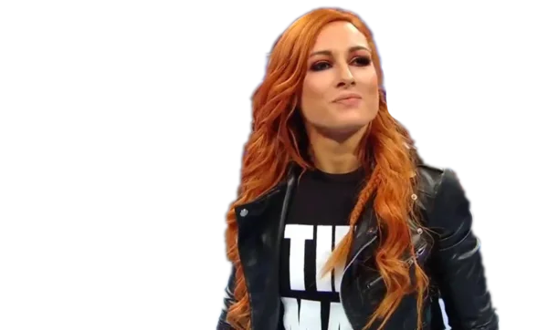 Becky Lynch "The Man" in Leather Jacket PNG