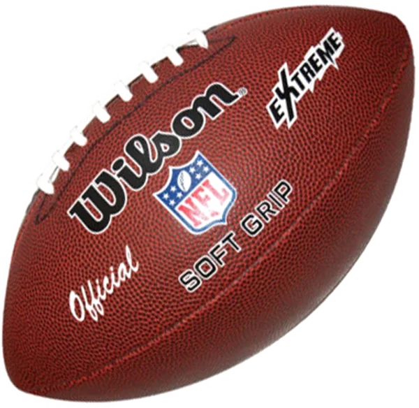 Official Wilson NFL Extreme Soft Grip Football PNG
