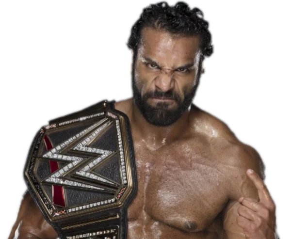 Jinder Mahal with WWE Championship Belt PNG