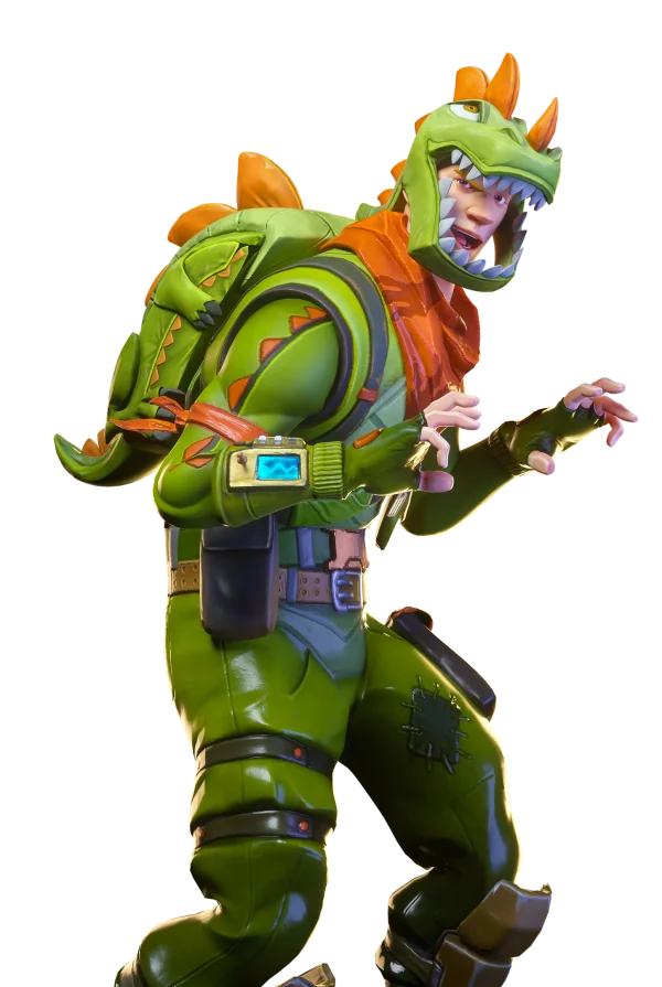 Fortnite Raptor Skin Character PNG