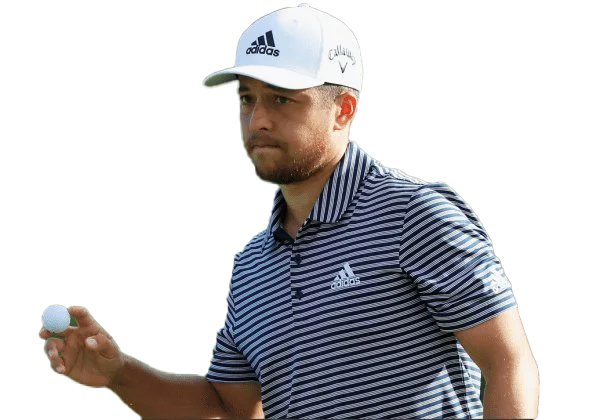 Male Golfer Holding Golf Ball PNG