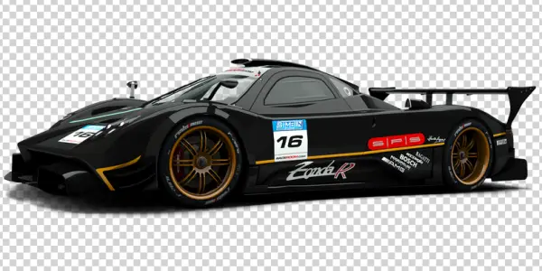 Pagani Zonda R Racing Car PNG Transparent Background