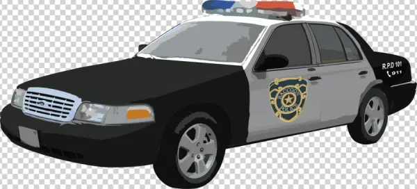 Raccoon City Police Car PNG Transparent