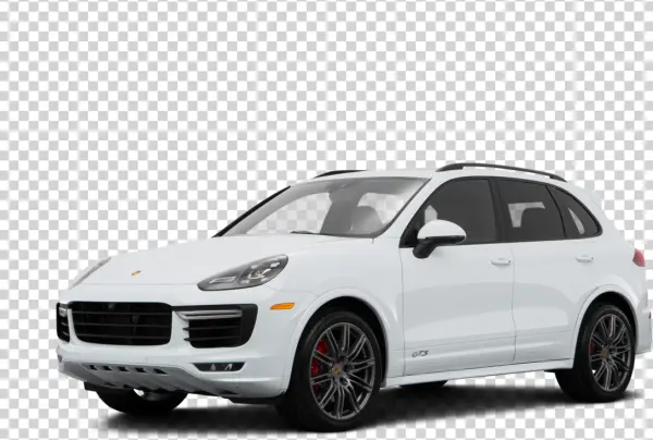 White Porsche Cayenne GTS SUV Transparent PNG