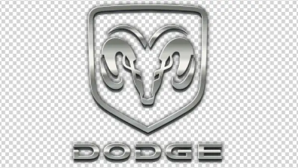 Dodge Logo Metallic PNG Transparent