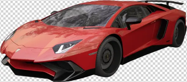 Red Sports Car PNG Transparent Background