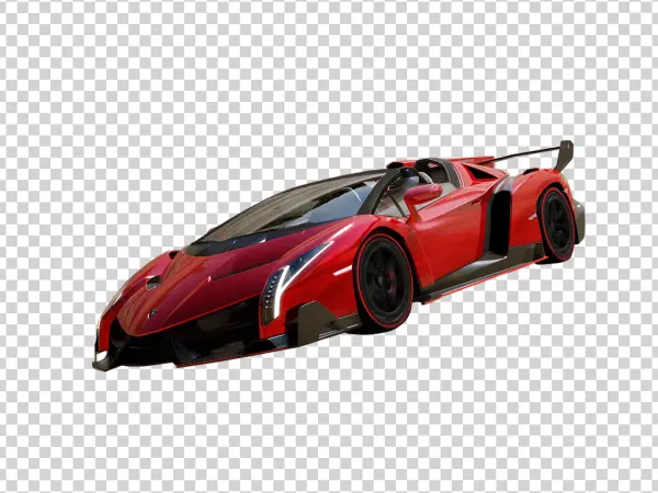 Red Sports Car PNG Transparent Background
