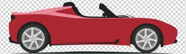 Red Sports Car PNG Transparent Background