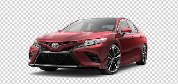 Red Toyota Camry Car PNG Transparent Background